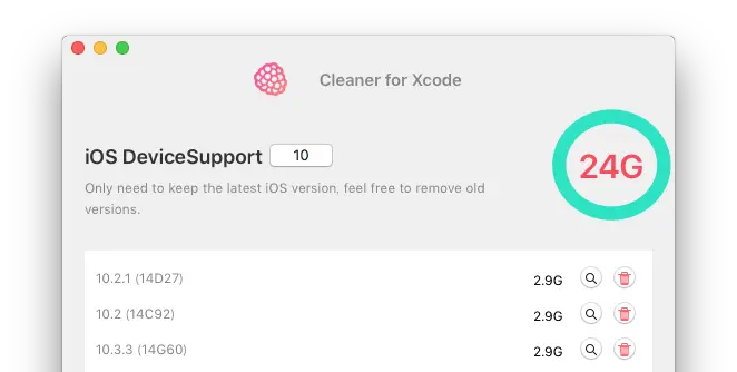 Xcode cleaner 2