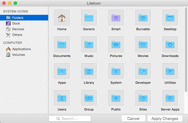 Mac フォルダやシステムアイコンを手軽に変更できる Liteicon Vivasoft Org