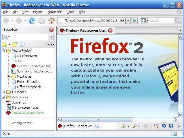 FirefoxAddons ScrapBook 02